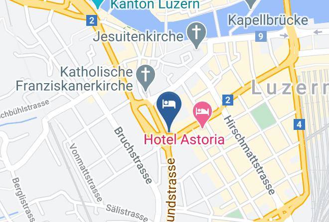 Lucerne - Hotel Restaurant Anker Maps