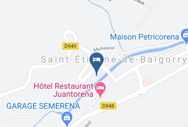 Pyrenees Atlantiques - Hotel Restaurant Arce Maps