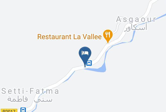 Marrakesh Tensift El Haouz - Hotel Restaurant Asgaour Maps