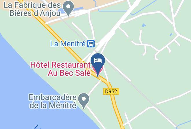 Maine Et Loire - Hotel Restaurant Au Bec Sale Maps