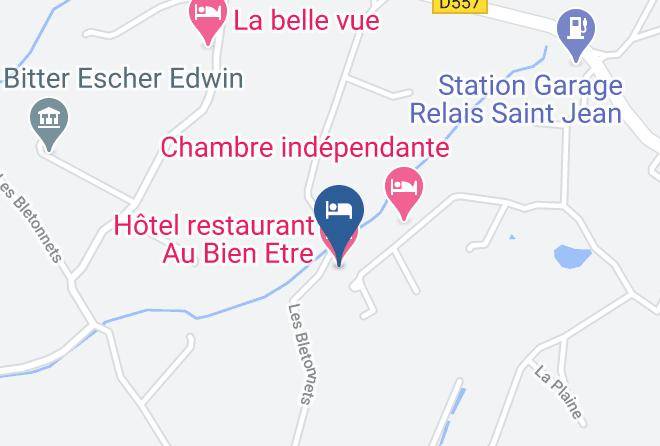 Var - Hotel Restaurant Au Bien Etre Maps