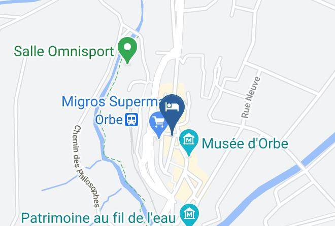 Jura Nord Vaudois District - Hotel Restaurant Au Chasseur Maps