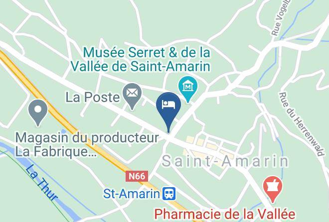 Haut Rhin - Hotel Restaurant Au Cheval Blanc Maps
