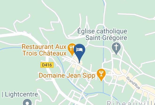 Haut Rhin - Au Cheval Blanc Ribeauville Maps