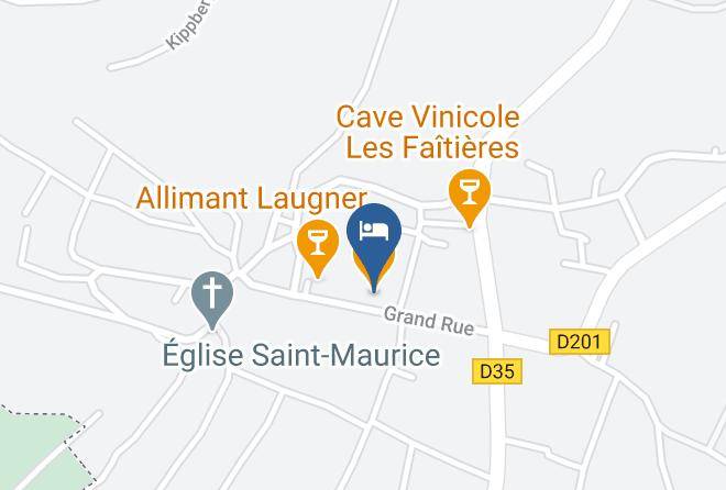 Bas Rhin - Hotel Restaurant Au Fief Du Chateau Maps
