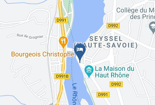 Haute Savoie - Hotel Restaurant Au Fil De L'eau Maps