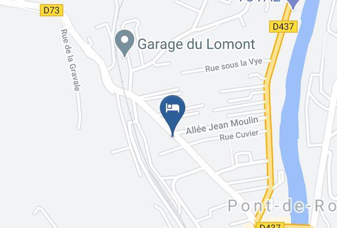 Doubs - Hotel Restaurant Au Lion De Belfort Maps