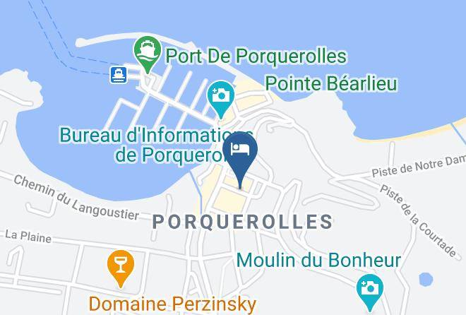Var - Hotel Restaurant Au Porquerollais Maps