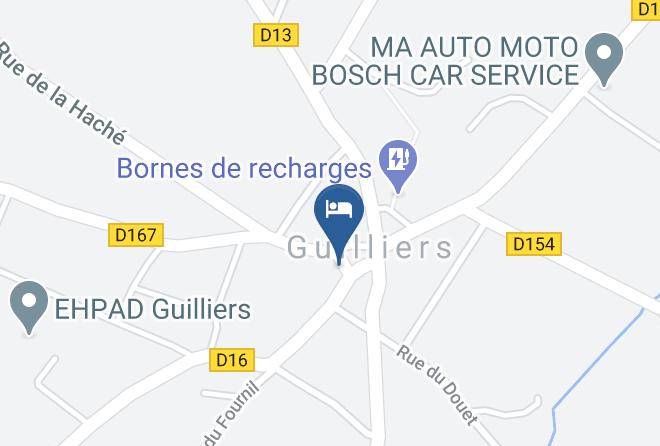 Morbihan - Hotel Restaurant Au Relais Du Porhoet Maps