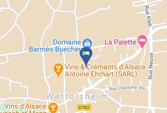 Haut Rhin - Hotel Restaurant Au Soleil Maps