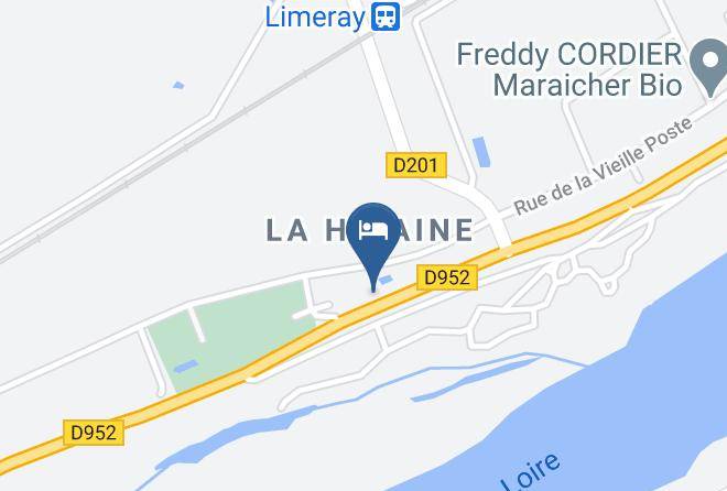 Indre Et Loire - Hotel Restaurant Auberge De Launay Maps