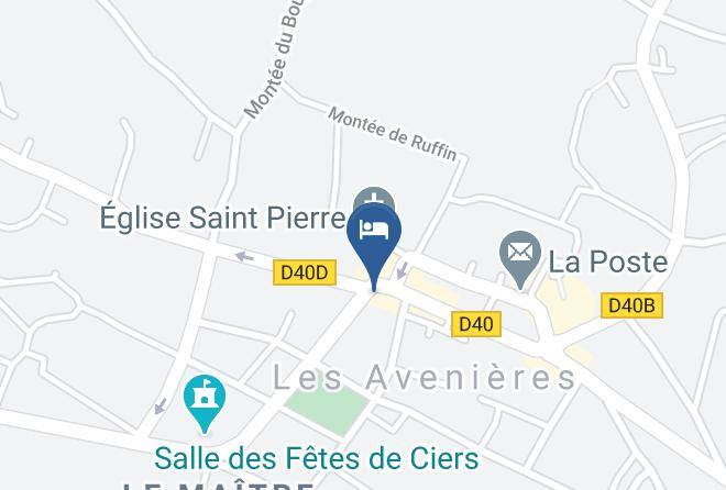 Isere - Hotel Restaurant Auberge Des Avenieres Maps