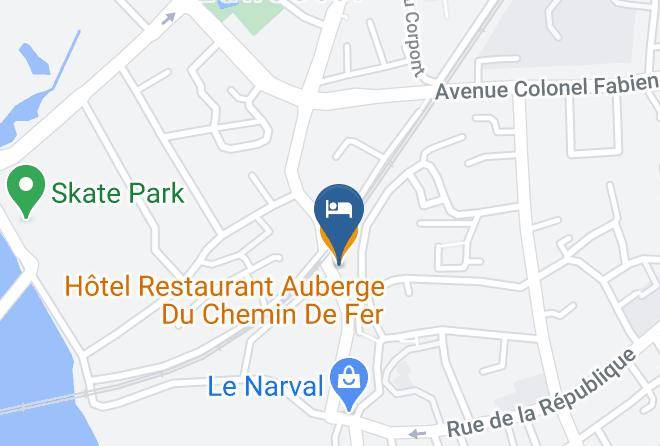 Morbihan - Hotel Restaurant Auberge Du Chemin De Fer Maps