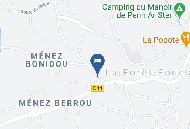 Finistere - Hotel Restaurant Aux Cerisiers Maps