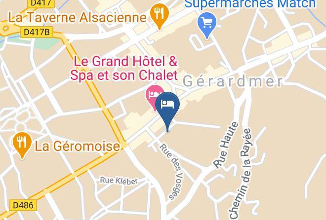 Vosges - Hotel Restaurant Aux P'tits Boulas Maps