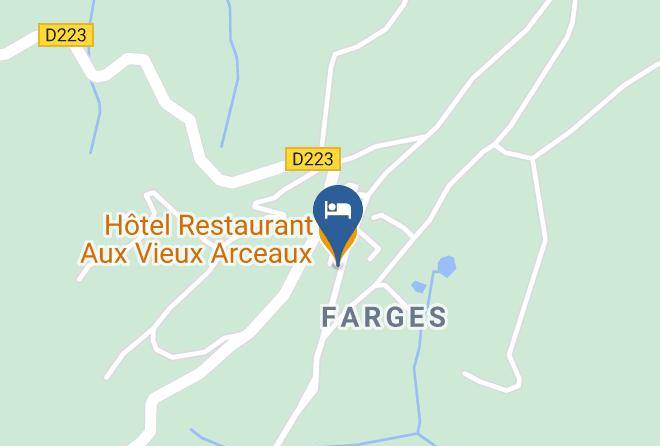 Ardeche - Hotel Restaurant Aux Vieux Arceaux Maps