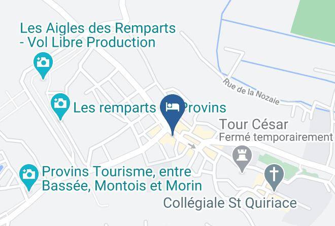 Seine Et Marne - Hotel Restaurant Aux Vieux Remparts Provins Maps
