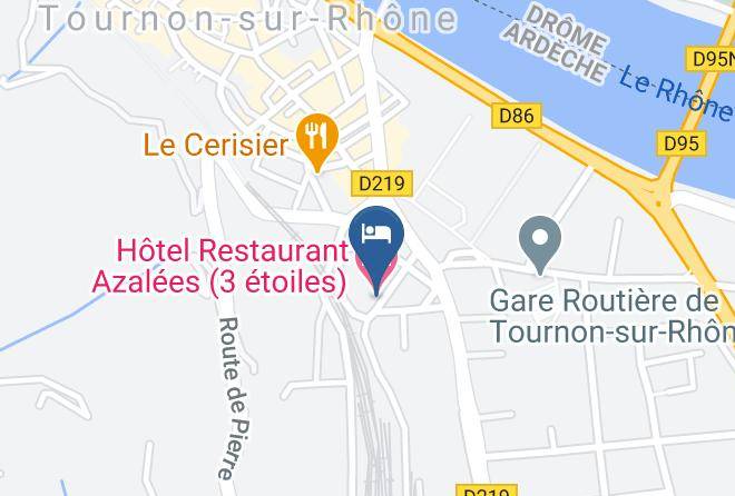 Ardeche - Hotel Restaurant Azalees Maps