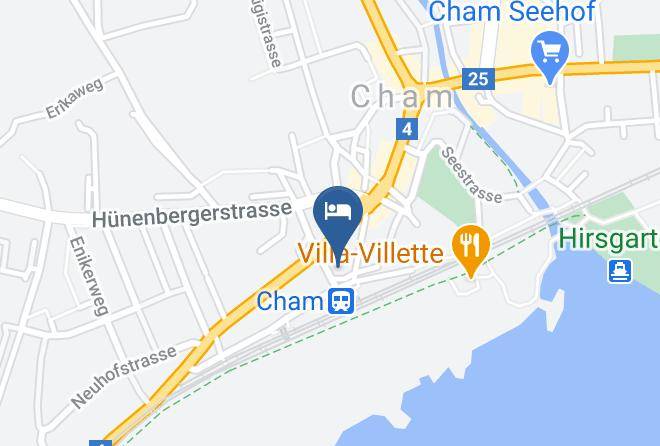 Cham - Hotel Restaurant Bahnhof Maps