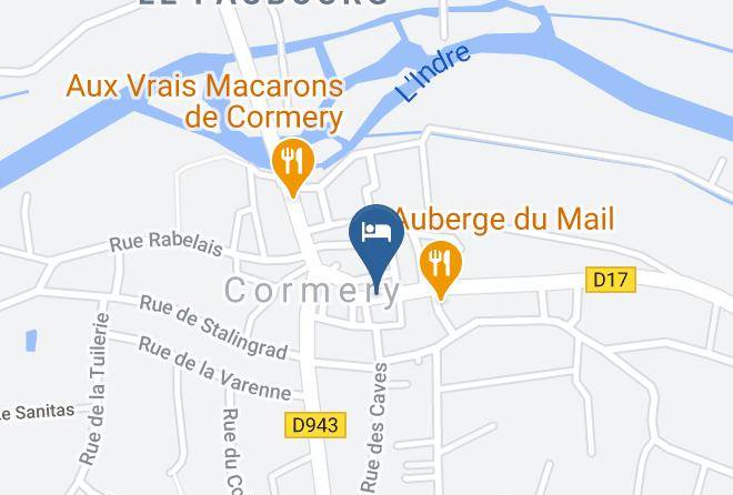 Indre Et Loire - Hotel Restaurant Bar De La Ville Maps