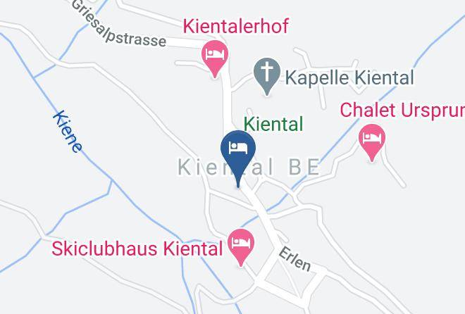 Frutigen Niedersimmental - Hotel Restaurant Baren Maps