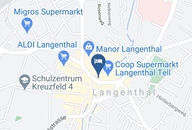 Oberaargau - Hotel & Restaurant Baren Langenthal Maps