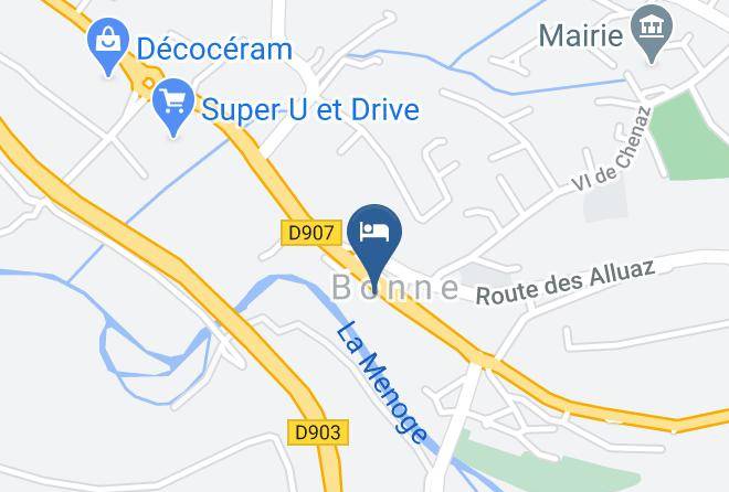 Haute Savoie - Hotel Restaurant Baud Maps
