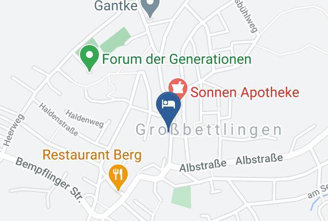 Esslingen - Hotel Restaurant Bauer Grosbettlingen Maps