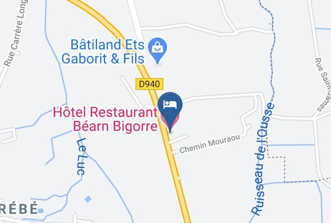 Hautes Pyrenees - Hotel Restaurant Bearn Bigorre Maps
