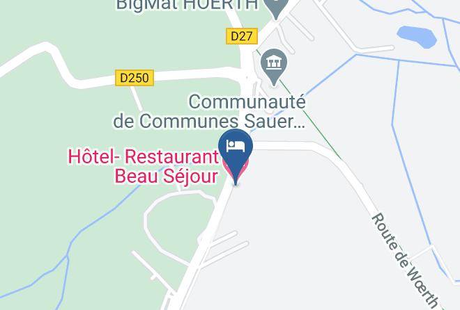 Hotel Restaurant Beau Sejour Map