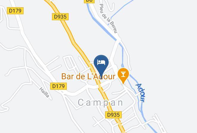 Hautes Pyrenees - Hotel Restaurant Beausejour Maps