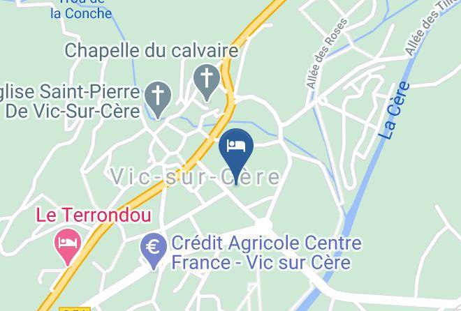 Cantal - Hotel Beausejour Maps