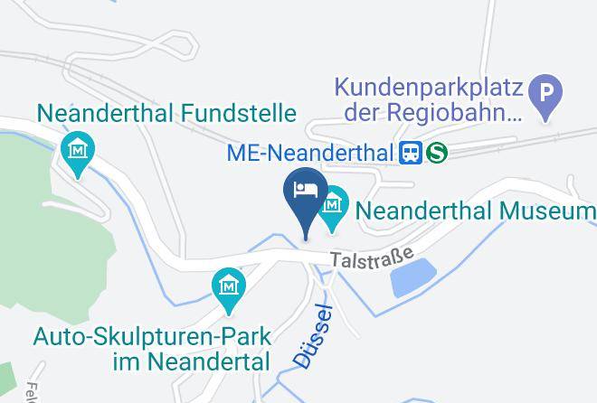 Mettmann - Hotel Restaurant Becher Maps