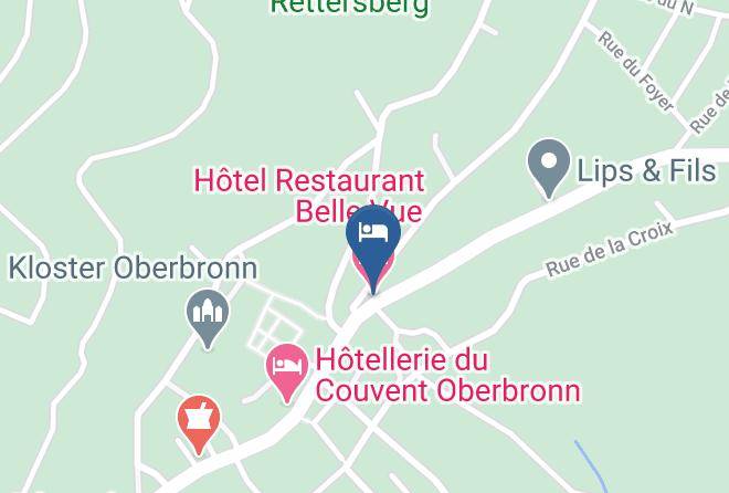 Bas Rhin - Hotel Restaurant Belle Vue Maps