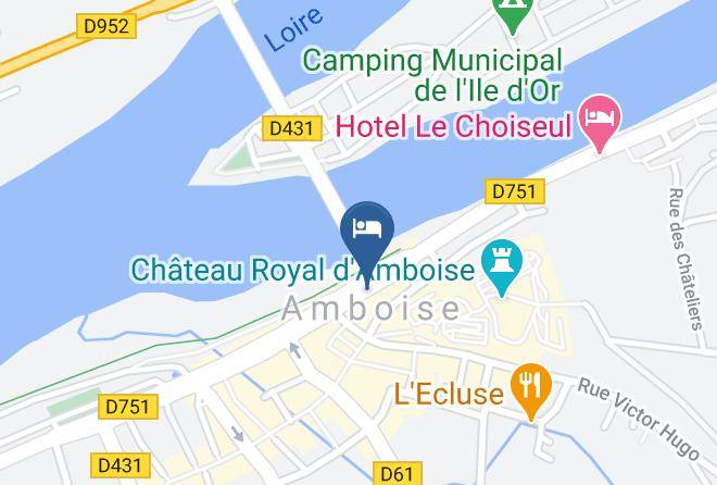 Indre Et Loire - Hotel Restaurant Bellevue Maps