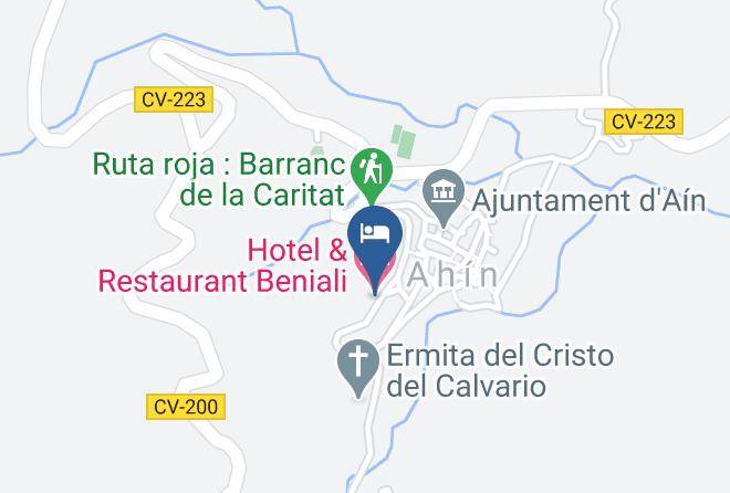 Hotel & Restaurant Beniali Map