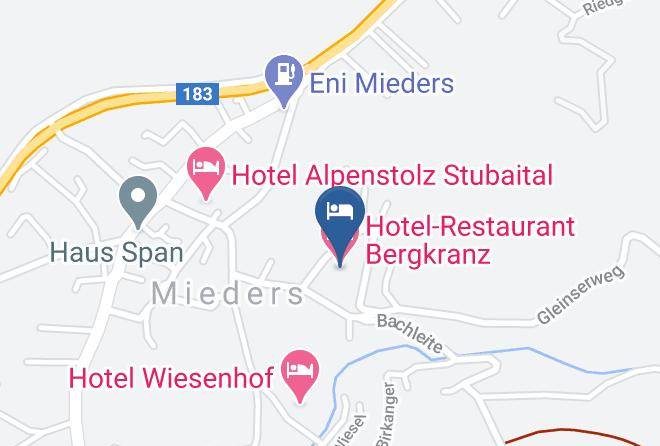 Innsbruck Land - Hotel Restaurant Bergkranz Maps