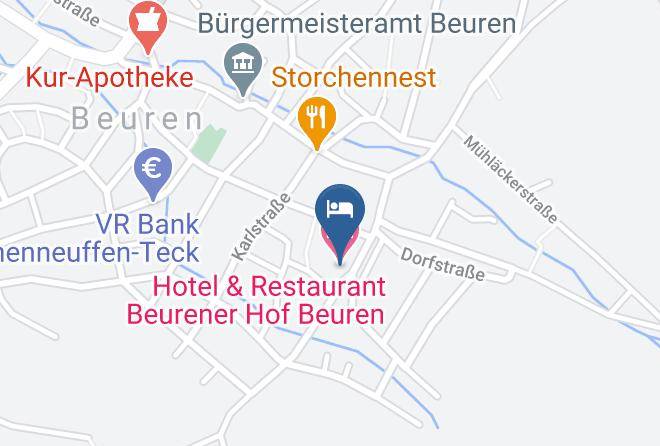 Esslingen - Hotel & Restaurant Beurener Hof Beuren Maps