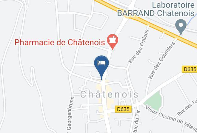 Bas Rhin - Hotel Restaurant Beysang Maps