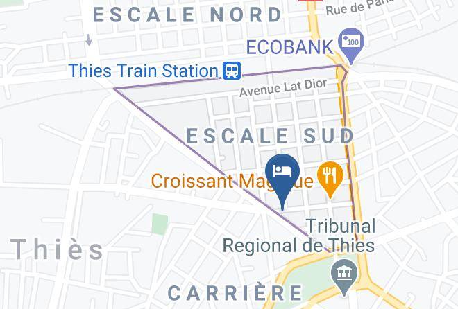 Keur Moussa - Hotel Restaurant Bidew Bi Maps