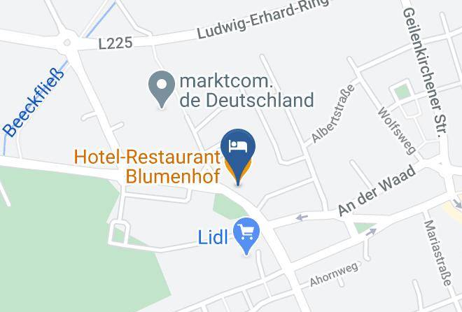 Aachen - Hotel Restaurant Blumenhof Maps