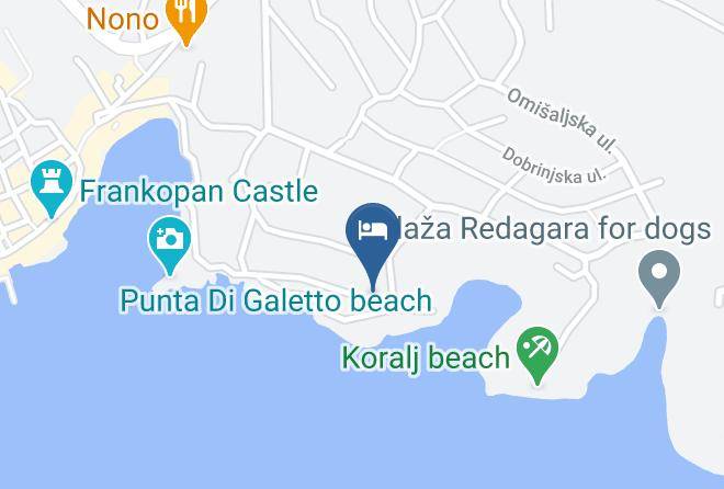 Krk - Hotel & Restaurant Bor Maps