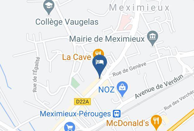 Ain - Hotel Restaurant Brasserie Le Lion D'or Maps