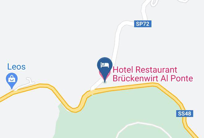 Bolzano - Hotel Restaurant Bruckenwirt Al Ponte Maps