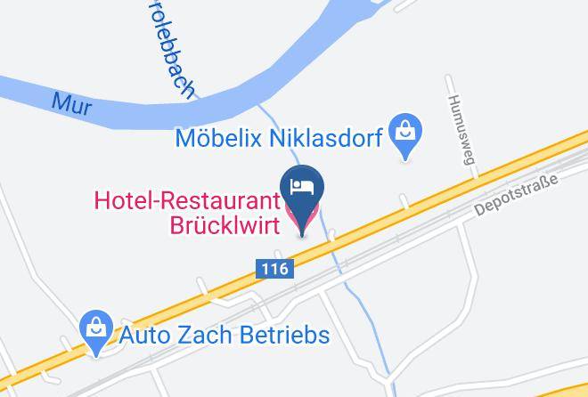Leoben - Hotel Restaurant Brucklwirt Maps