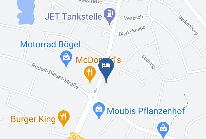 Steinfurt - Hotel Restaurant Brugge Maps