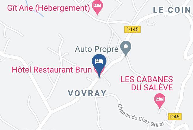 Haute Savoie - Hotel Restaurant Brun Maps