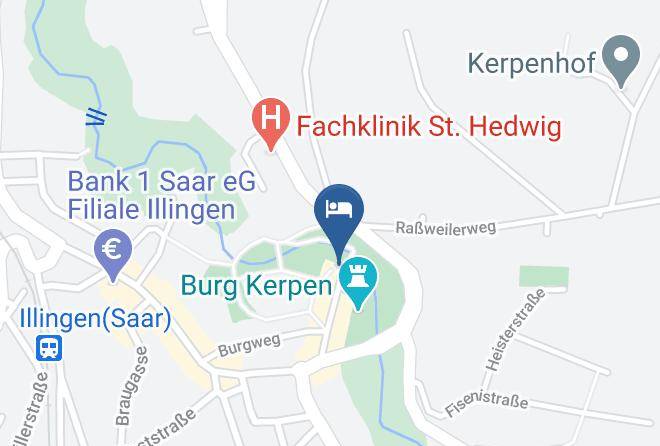 Neunkirchen - Hotel Restaurant Burg Kerpen Maps