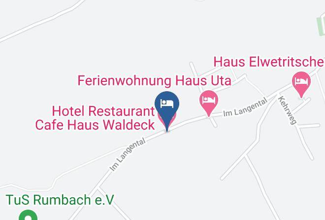 Hotel Restaurant Cafe Haus Waldeck Map