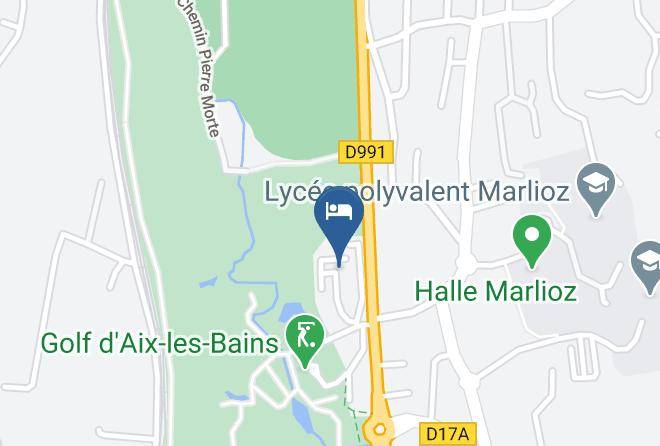 Hotel Restaurant Campanile Aix Les Bains Map